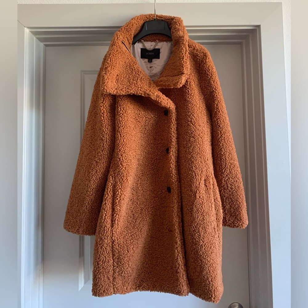 J. Crew Villa coat in teddy sherpa - Picture 7 of 11